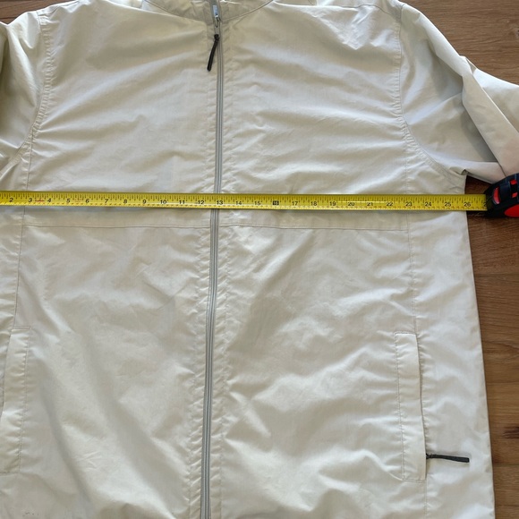 Men's Beige Windbreaker Jacket - Picture 5 of 6